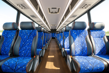 Mansfield Charter Bus Inside