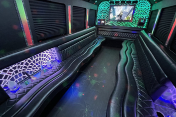 Mansfield Limo Bus Interior