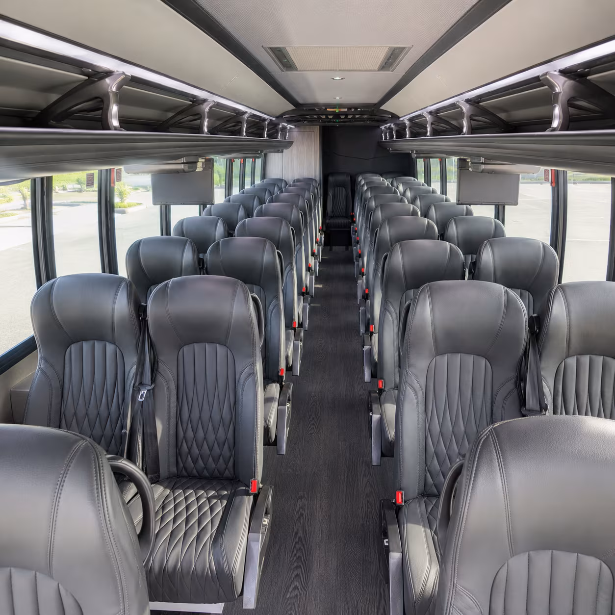 mansfield airport transportation onboard seating