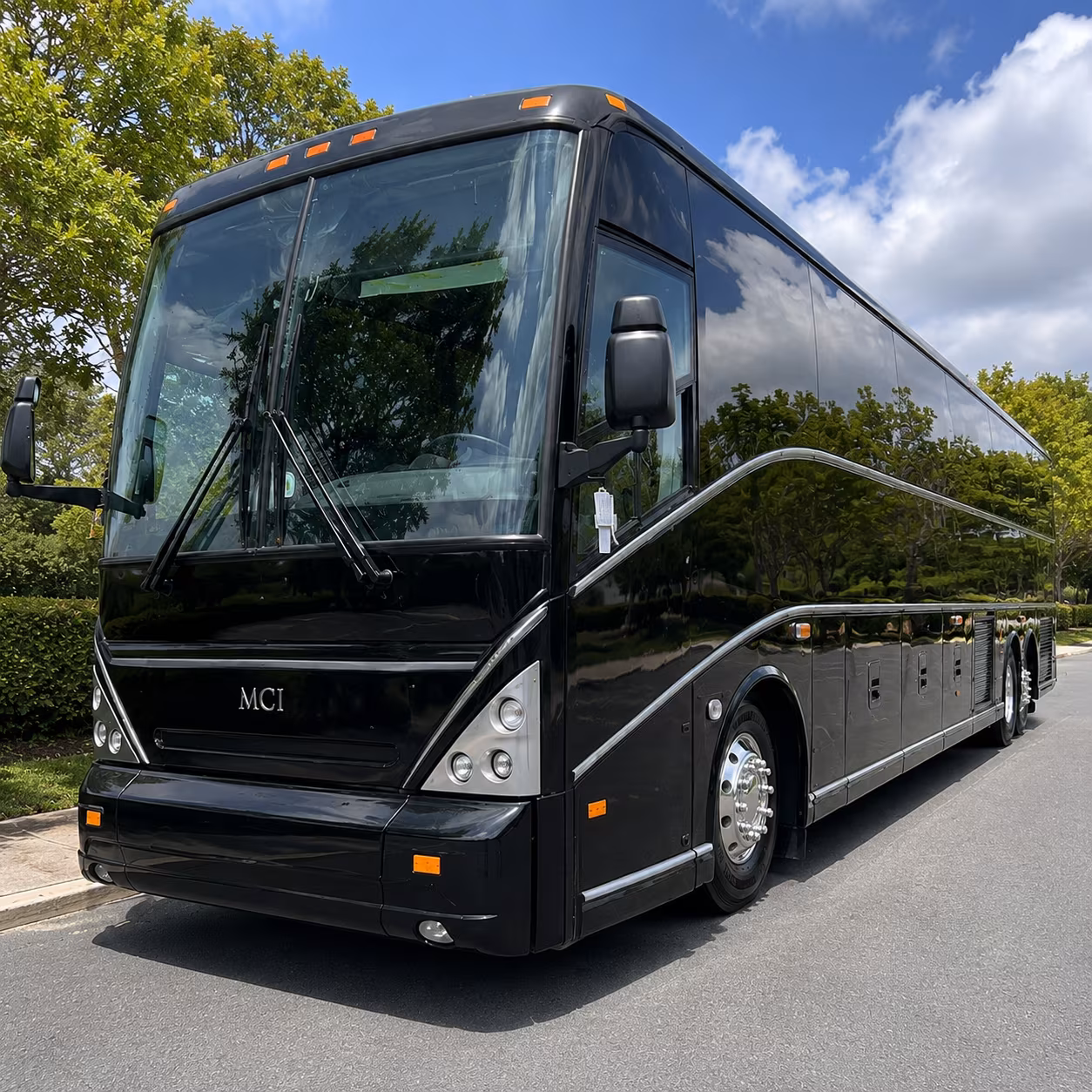 mansfield bus rental service area