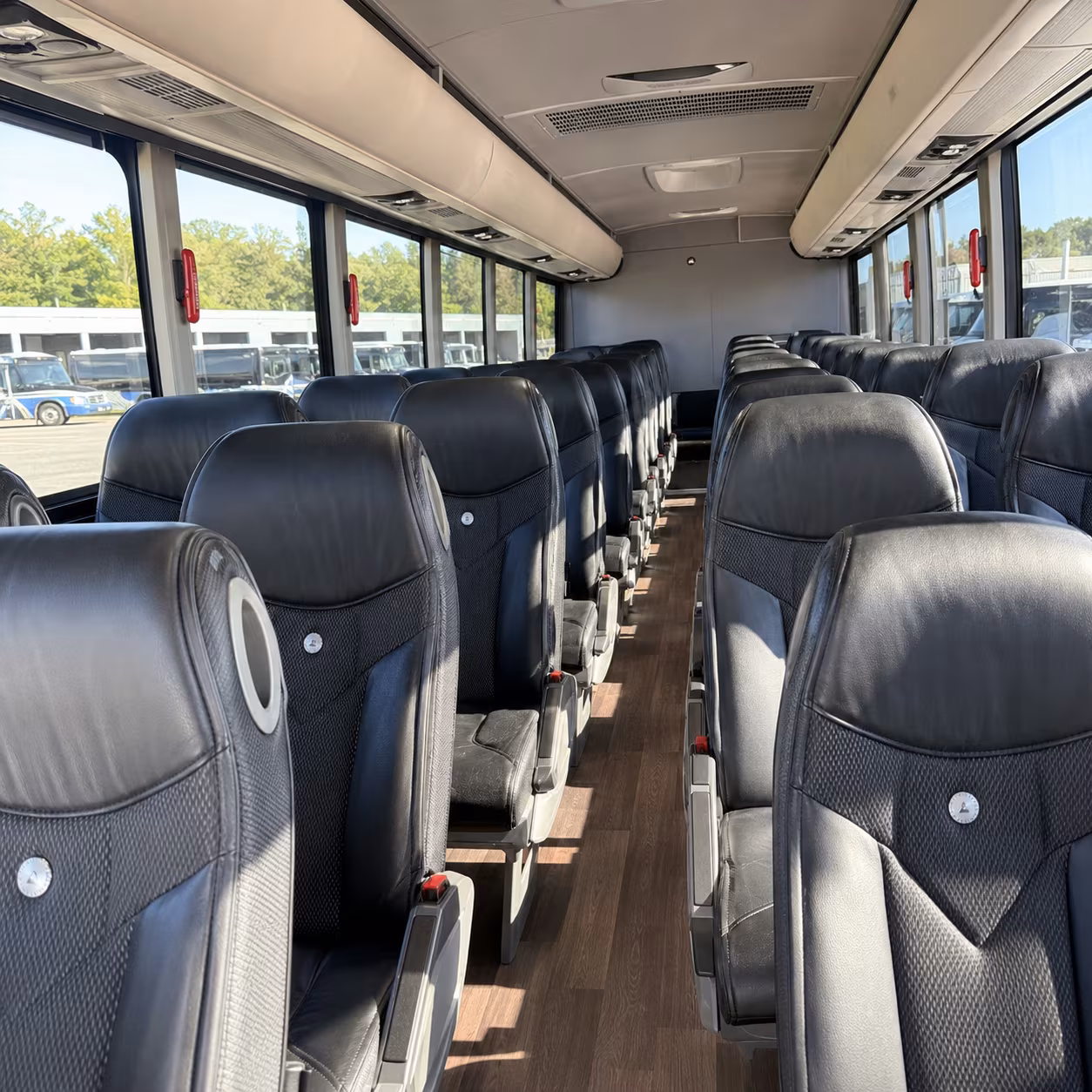 mansfield charter bus interior gallery