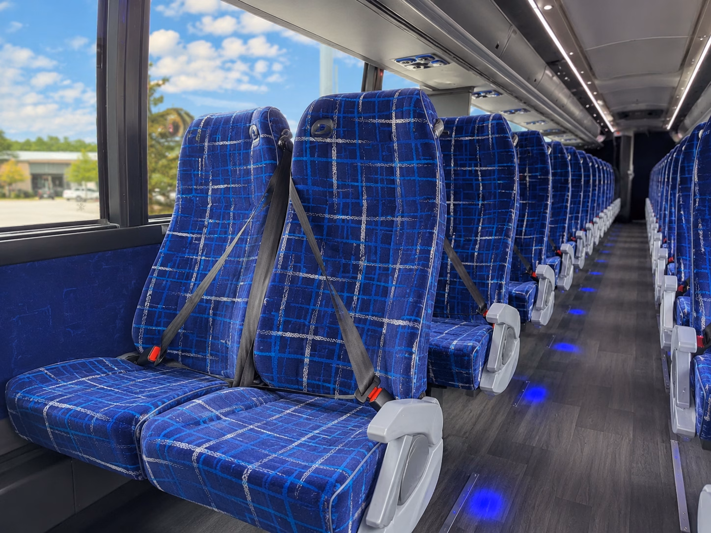 mansfield charter bus rental inside